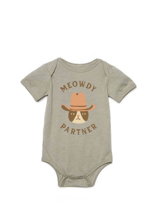 Meowdy Partner Western Infant Onesie