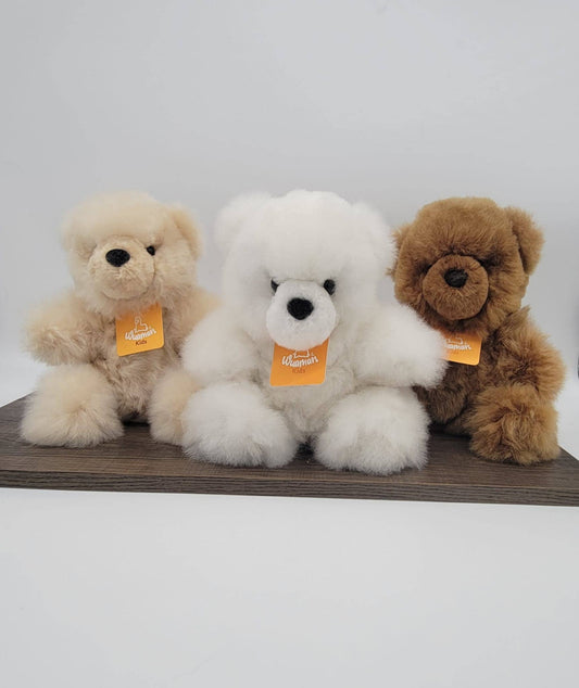 Alpaca Stuffed Animal | Teddy Bear Seated 10" | Handmade