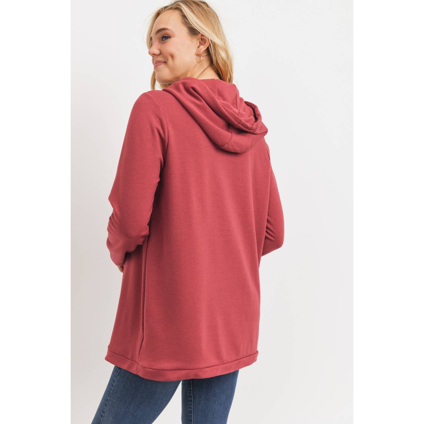 French Terry Crossover Nursing Hoodie