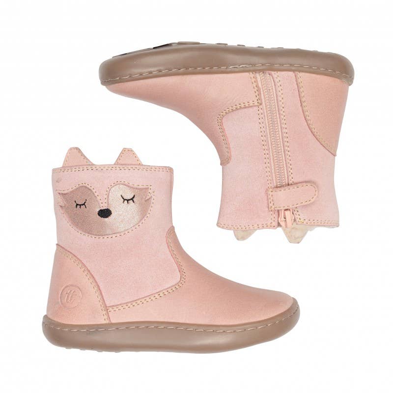 Barefoot leather boot