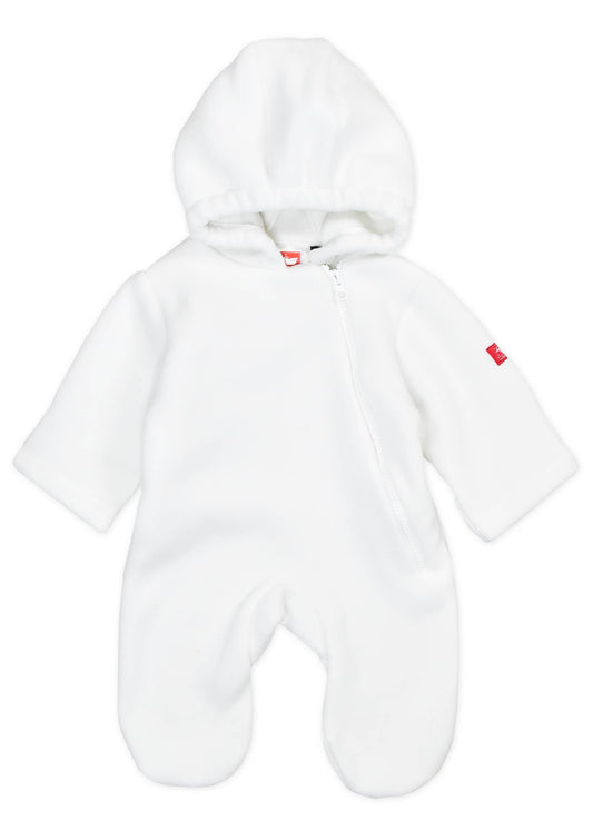White Baby Bunting Widgeon Warmplus Polartec Fleece