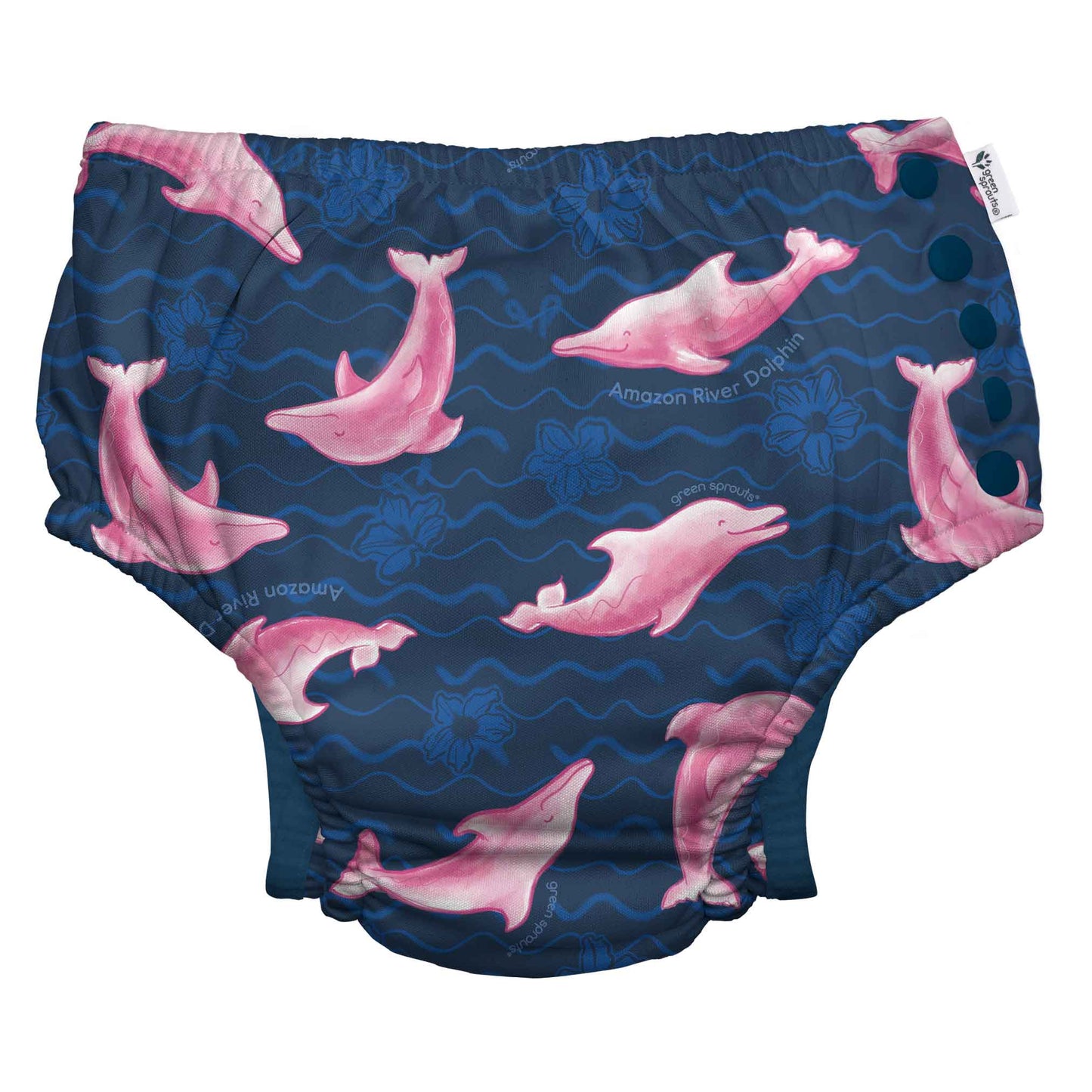 Eco Snap Swim Diaper with Gusset (Biodiversity Collection)