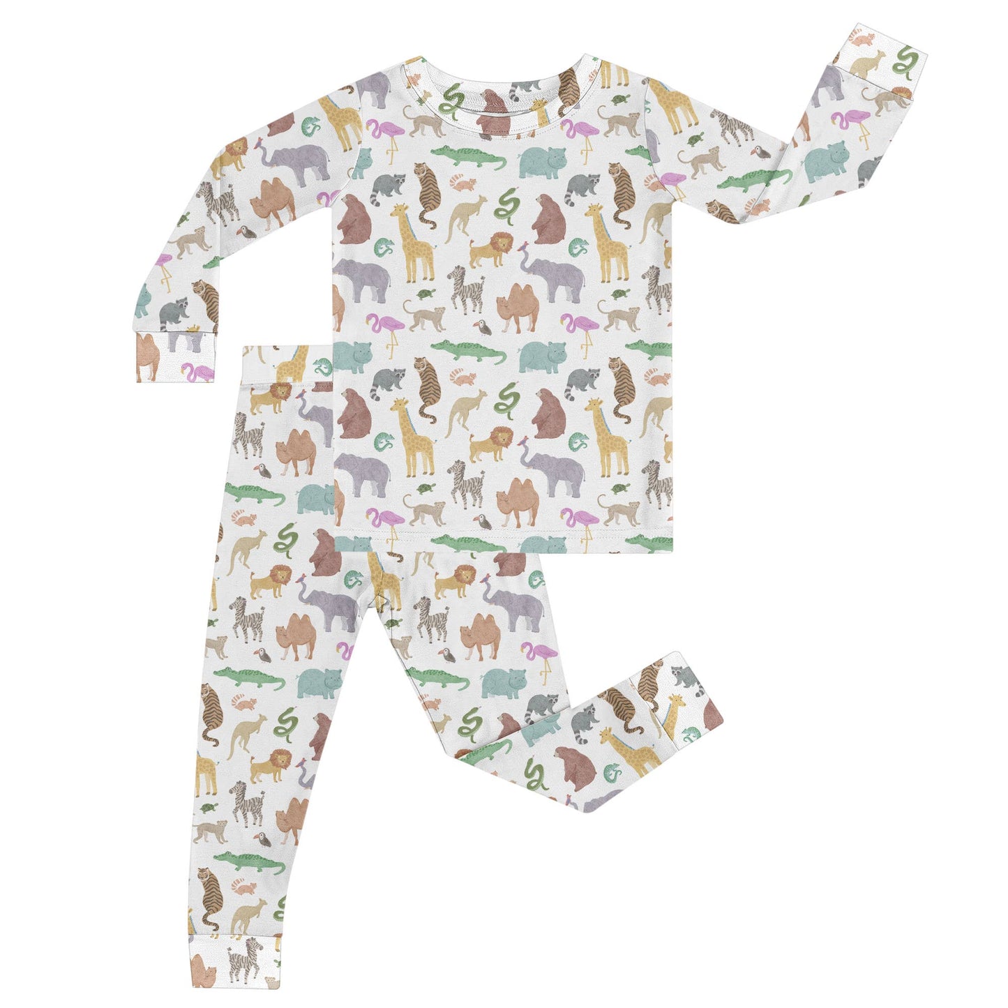 Zoo Crew- LS/Pants Toddler Pajamas