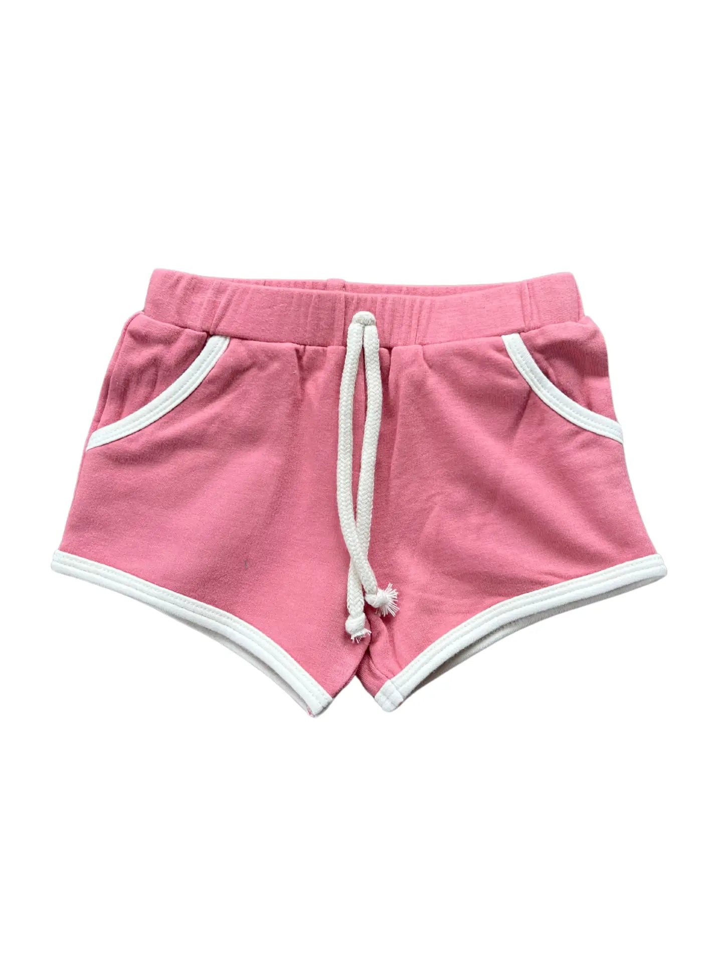 Kid's Retro Shorts Girl Bamboo Terry Summer Shorts