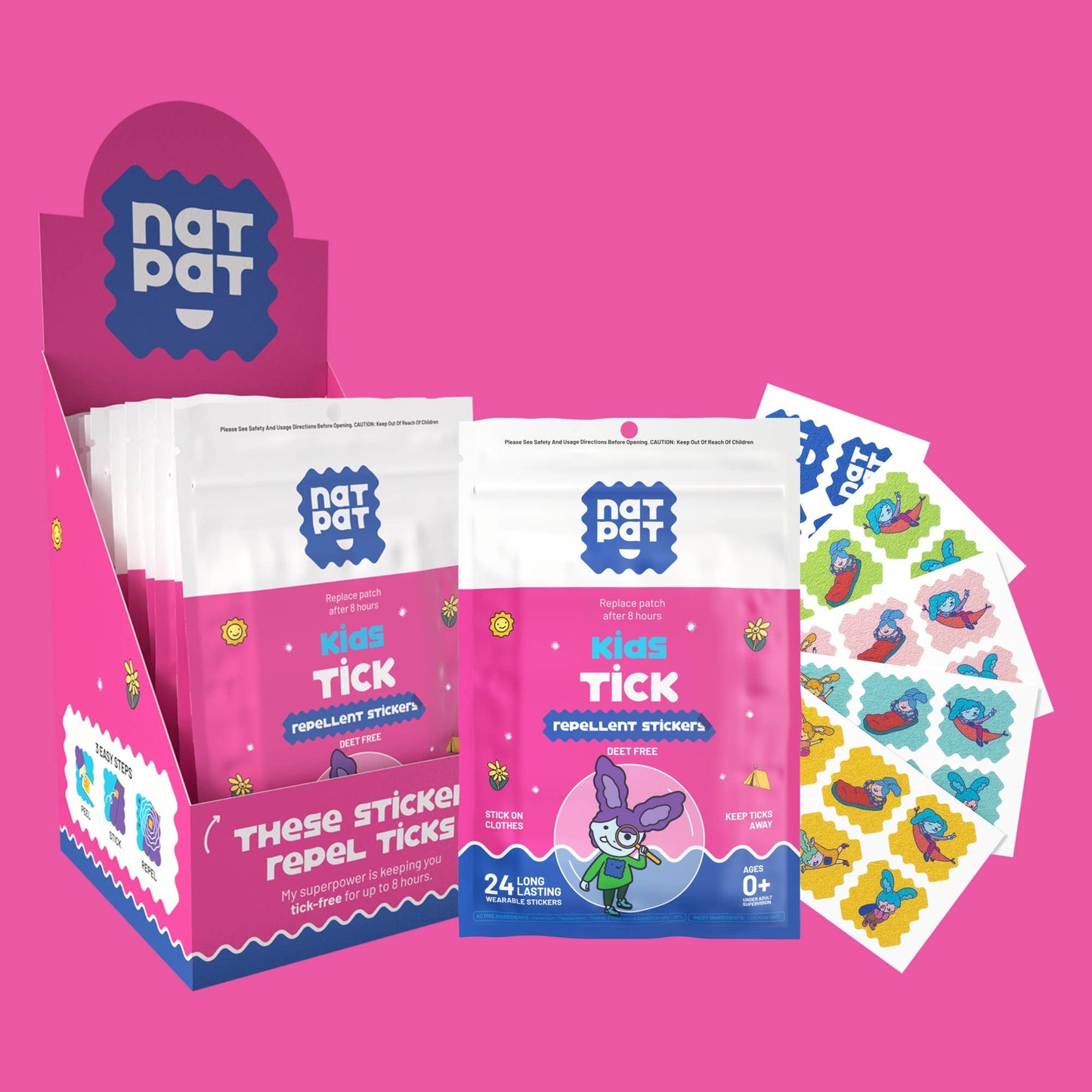 Tick Repellent Stickers for Kids