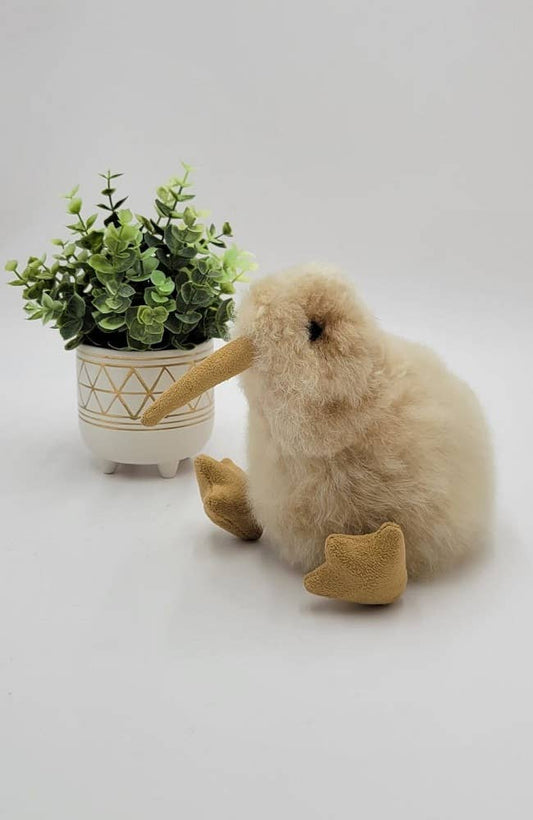 Alpaca Stuffed Animal | Baby Kiwi 8" | Handmade