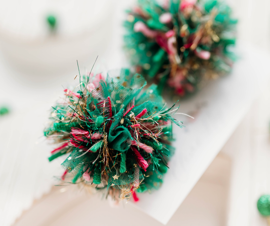Pom Pom Pigtail Set - Lucky