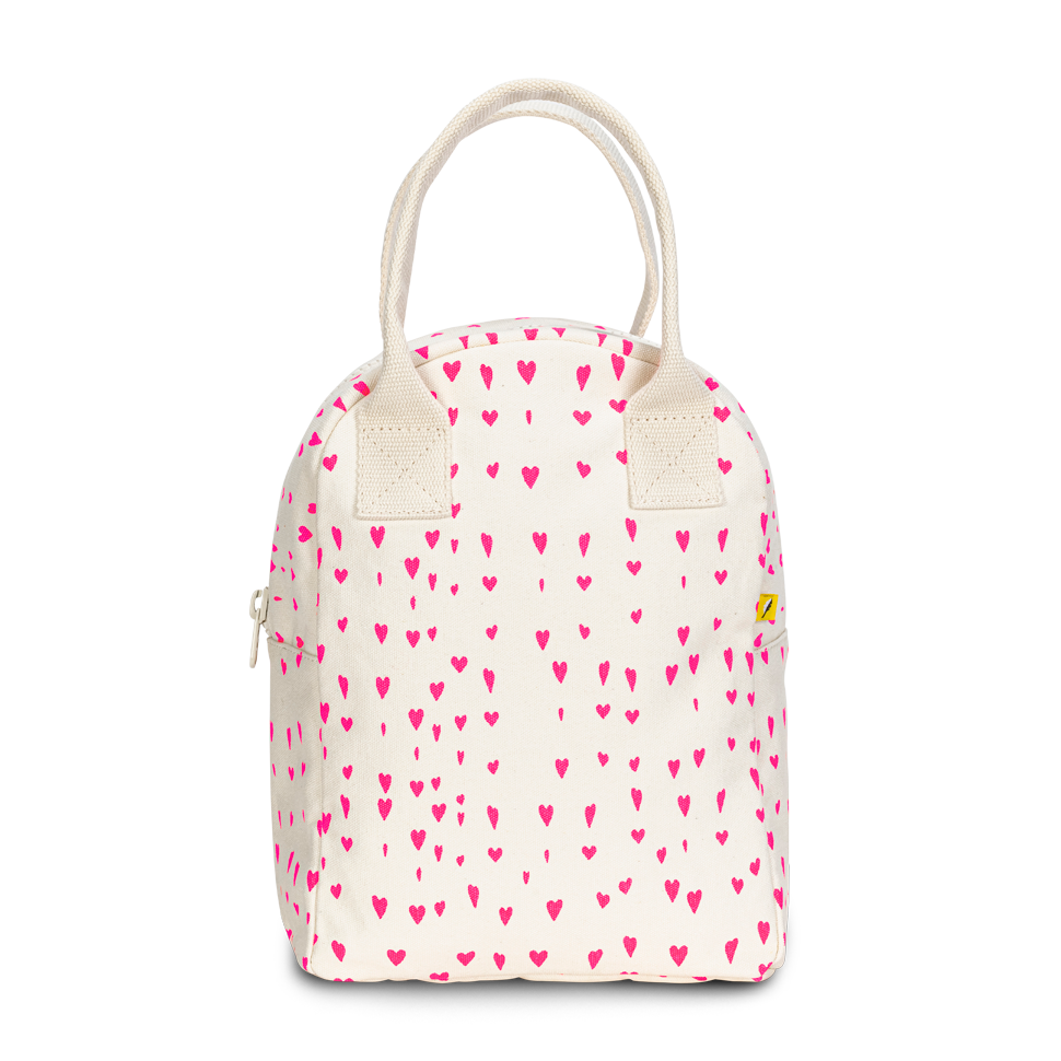 Zipper Lunch Bag - Tiny Hearts