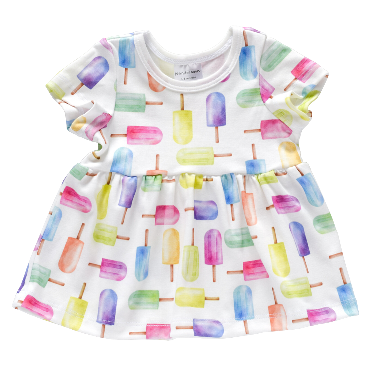 Baby/Kids Organic Dress - popsicles