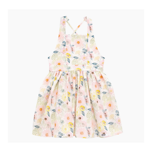 Tie Back Dress in Blooming