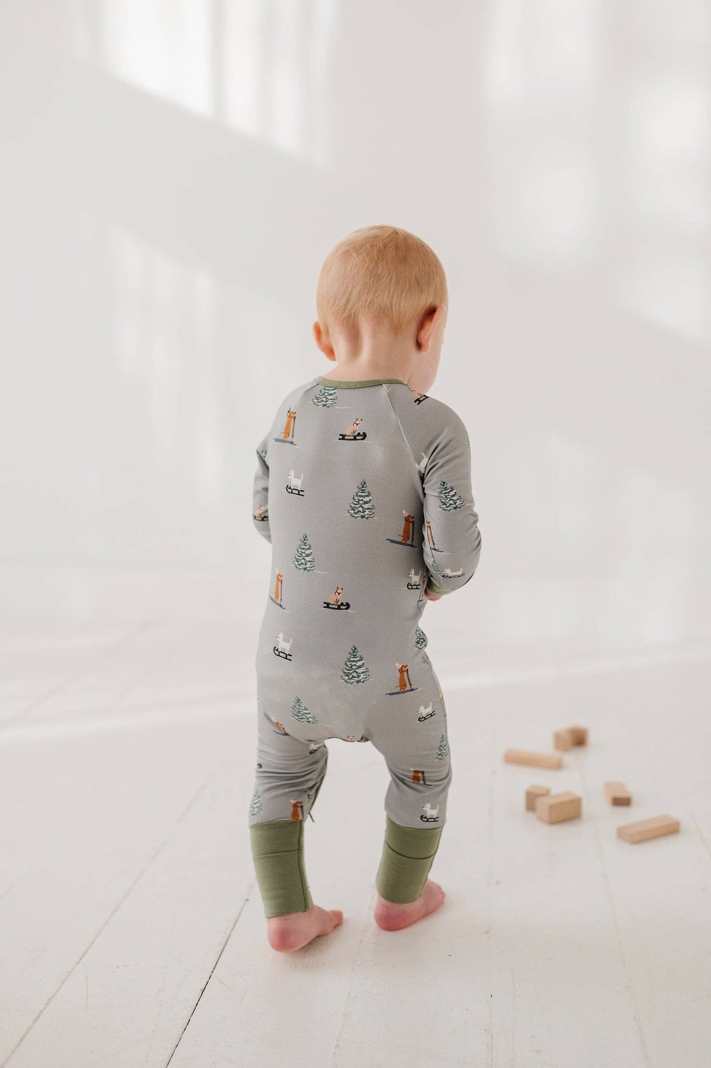 Long Sleeve Zip Romper Bamboo Baby/Kids Clothing Fall 2025