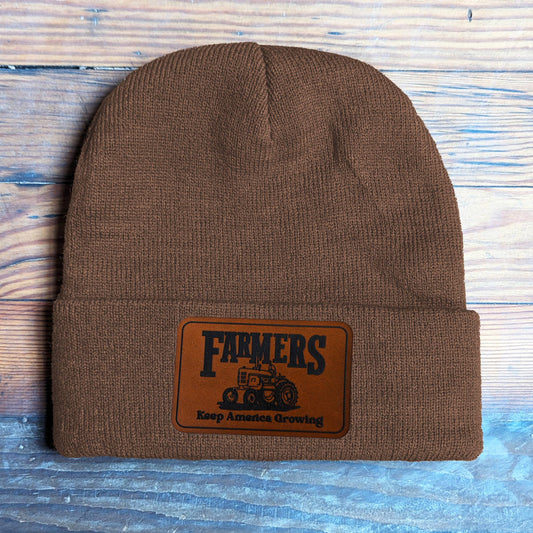 Tractor Farm Country Western Beanie for Kids | 4 Colors