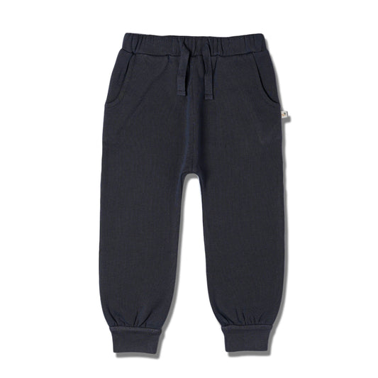 Organic Fleece Jogger Pants - Hale Navy