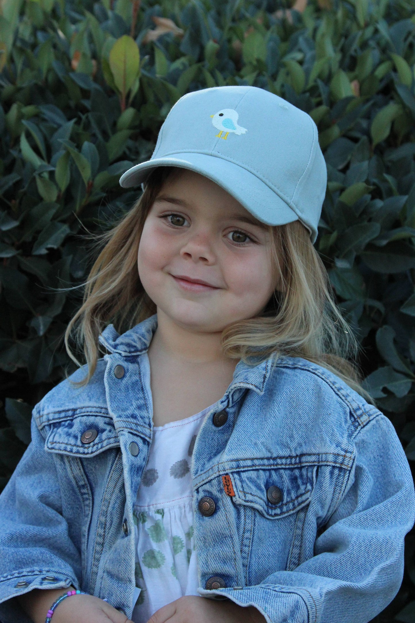 Kids Baseball Hat - Birdie Patch - Blue