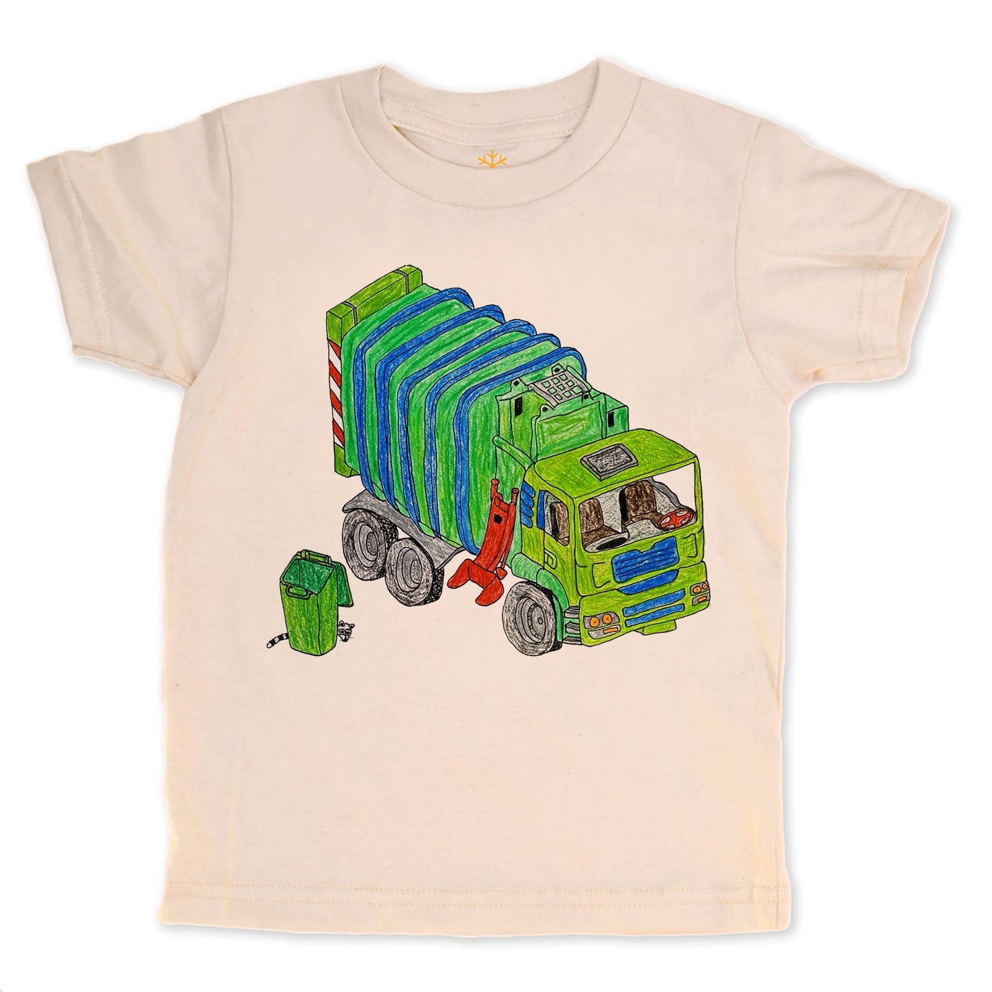 Trash Truck - Kids Organic Tee