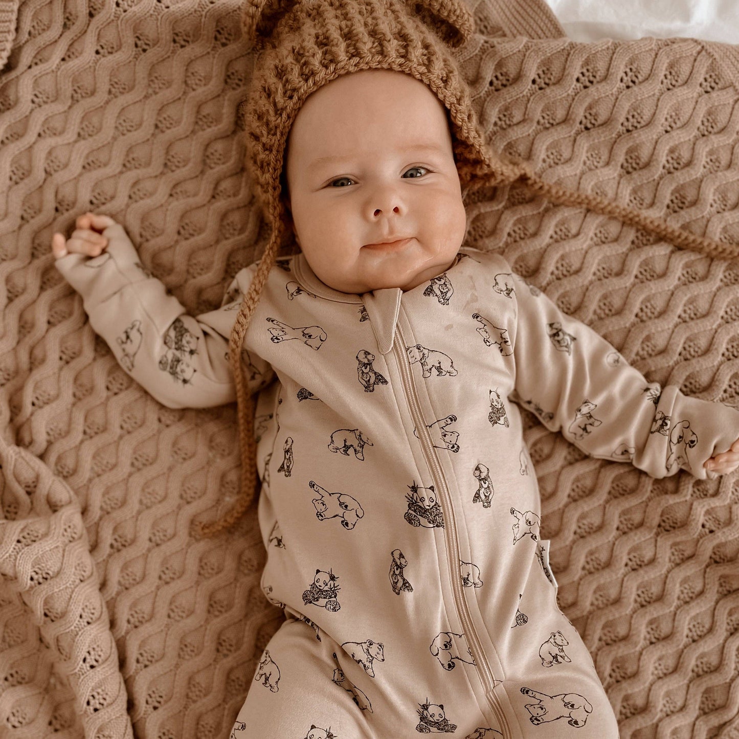 Bear Zip Romper