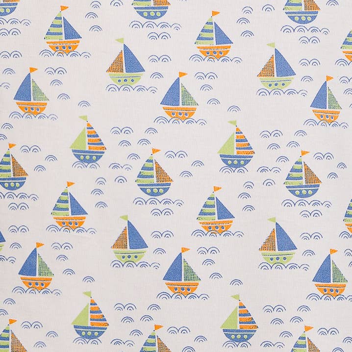 Sailor Romper - Sailing Sketchy Waters - Pima Cotton Outfit