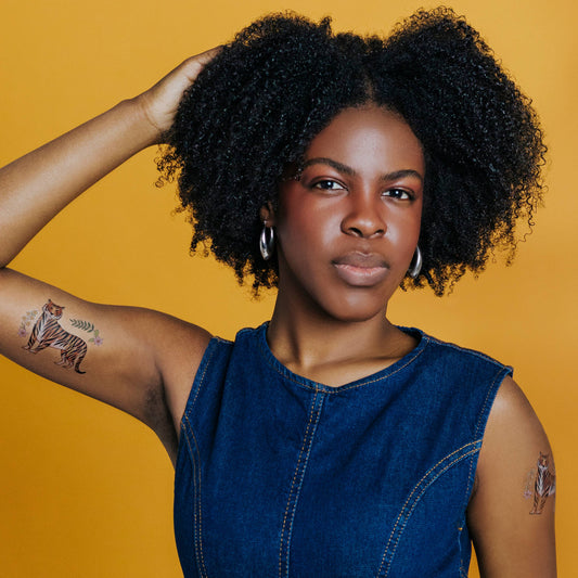 Regal Tiger Tattoo Pair