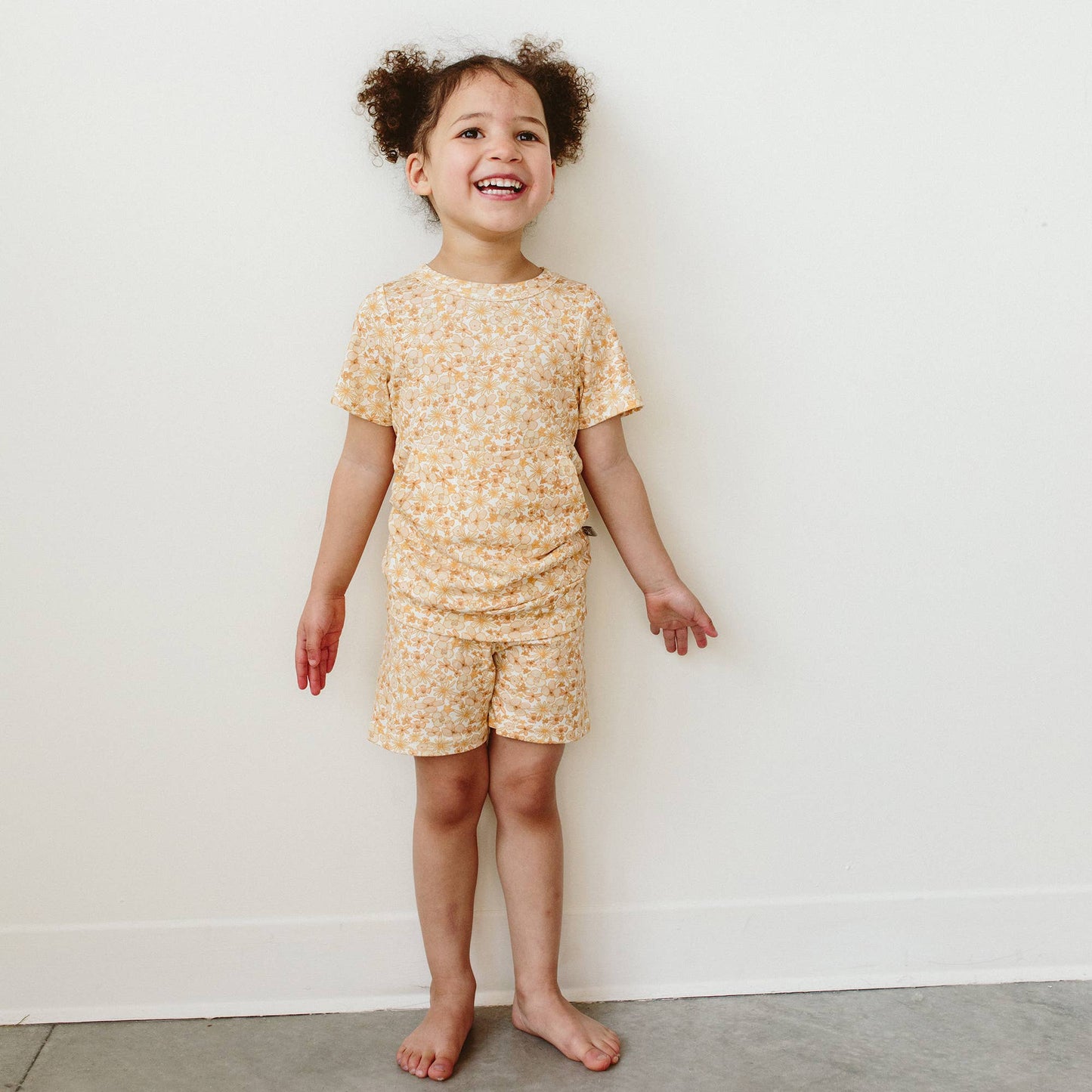 Viscose Bamboo + Organic Cotton Biker Set | Wildflowers