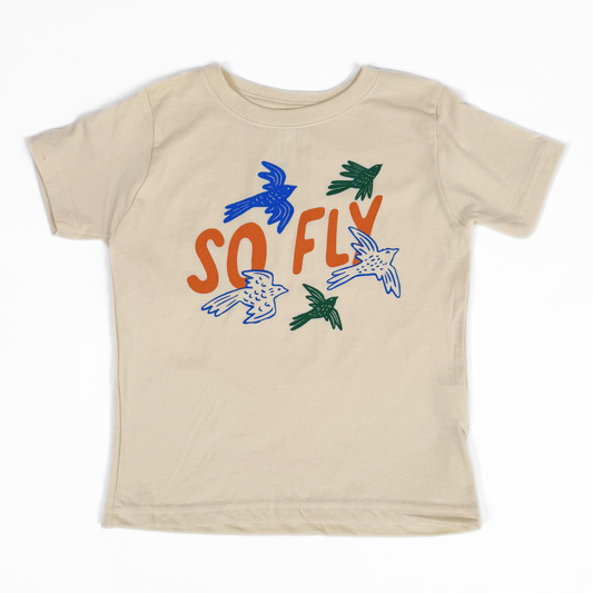 So Fly Toddler Tee - Natural