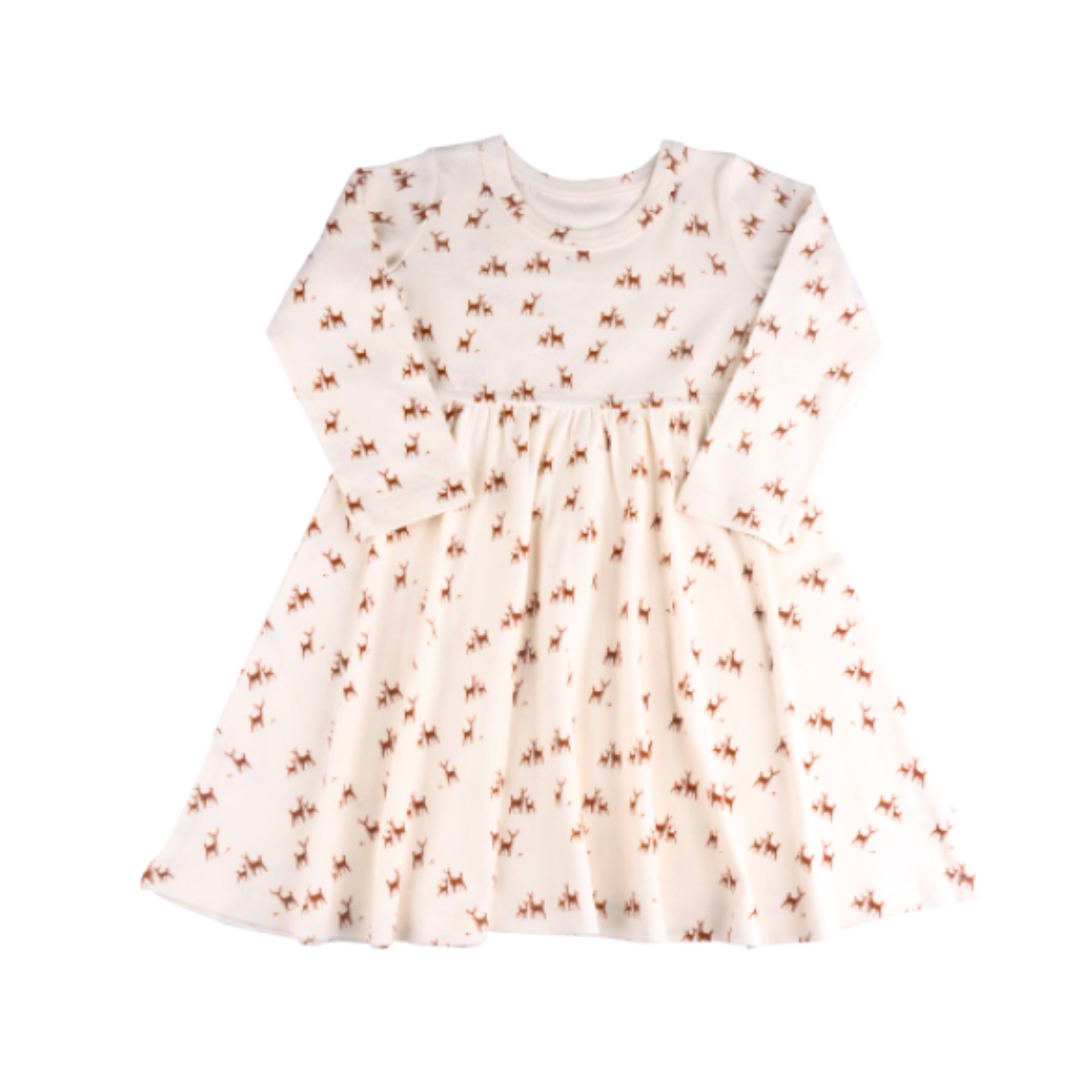 Long sleeve twirl dress | deer to my heart