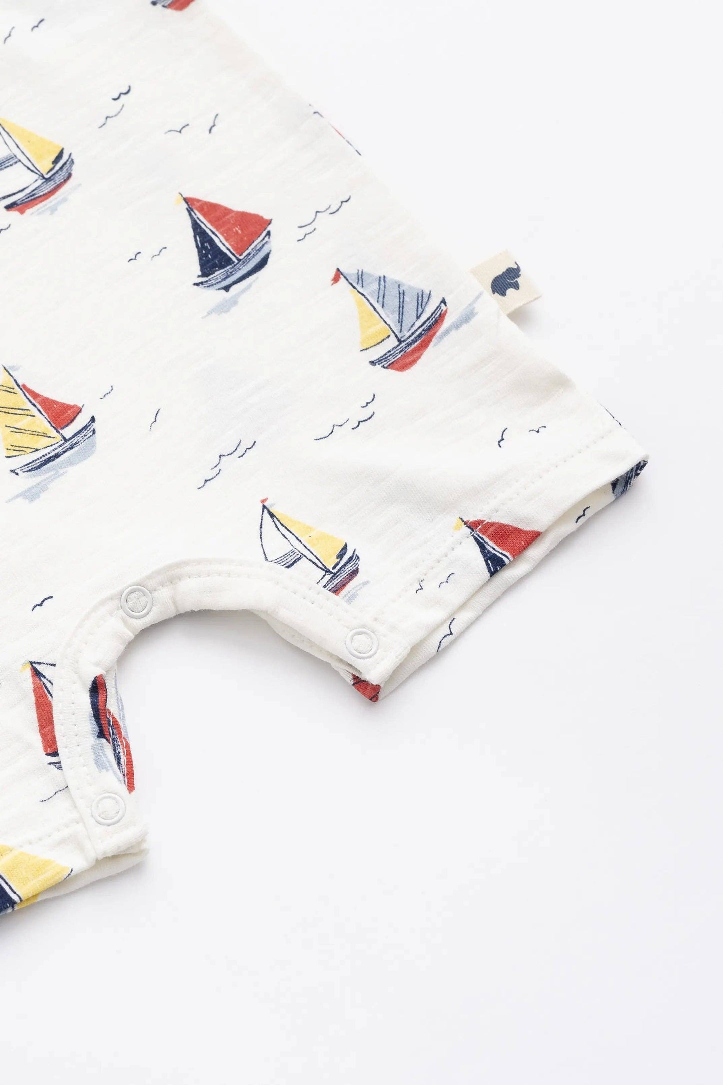 Baby Slub Shorty Romper_Little Skippers