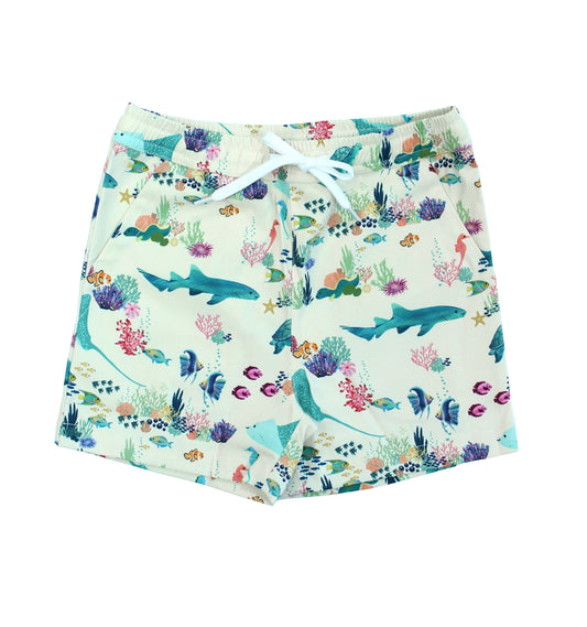 Coral Reef Boys Swim Trunks