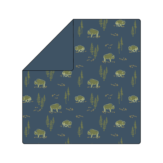 Free Range Bison Muslin Swaddle