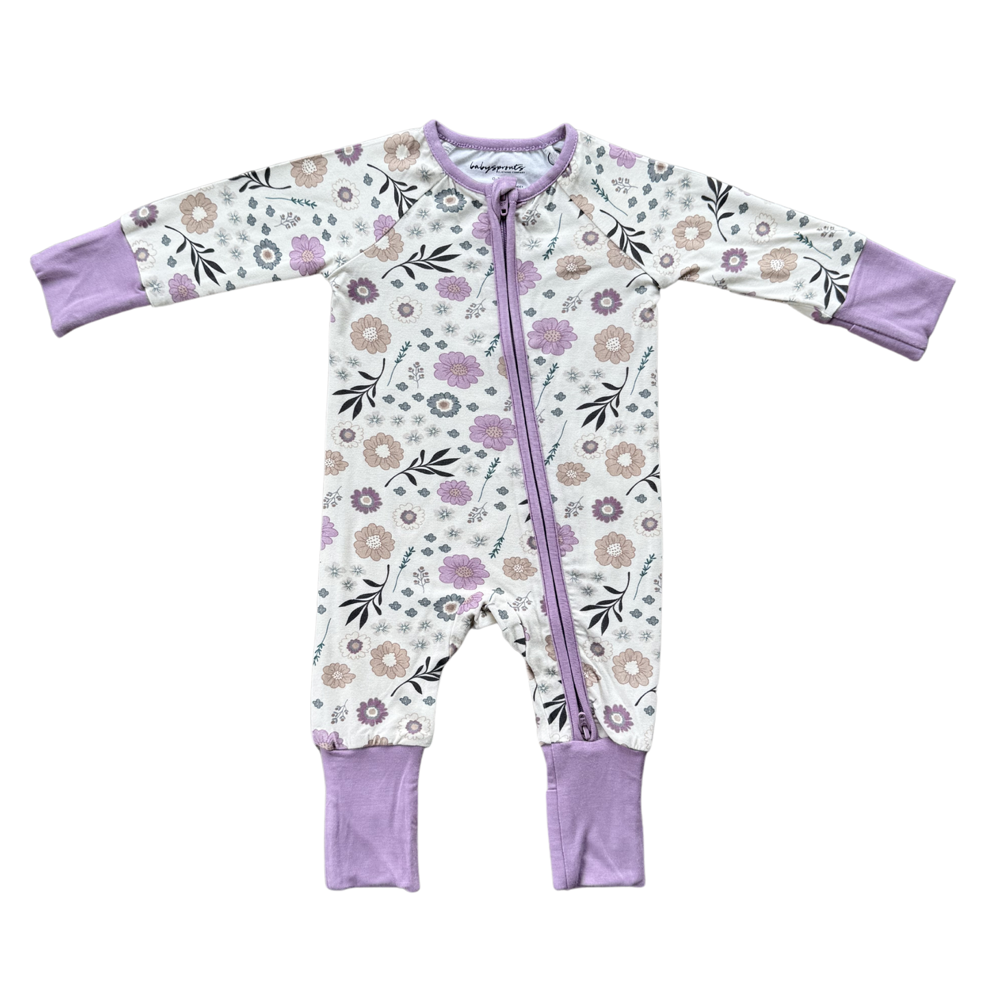 Long Sleeve Zip Romper Bamboo Baby/Kids Clothing Fall 2025