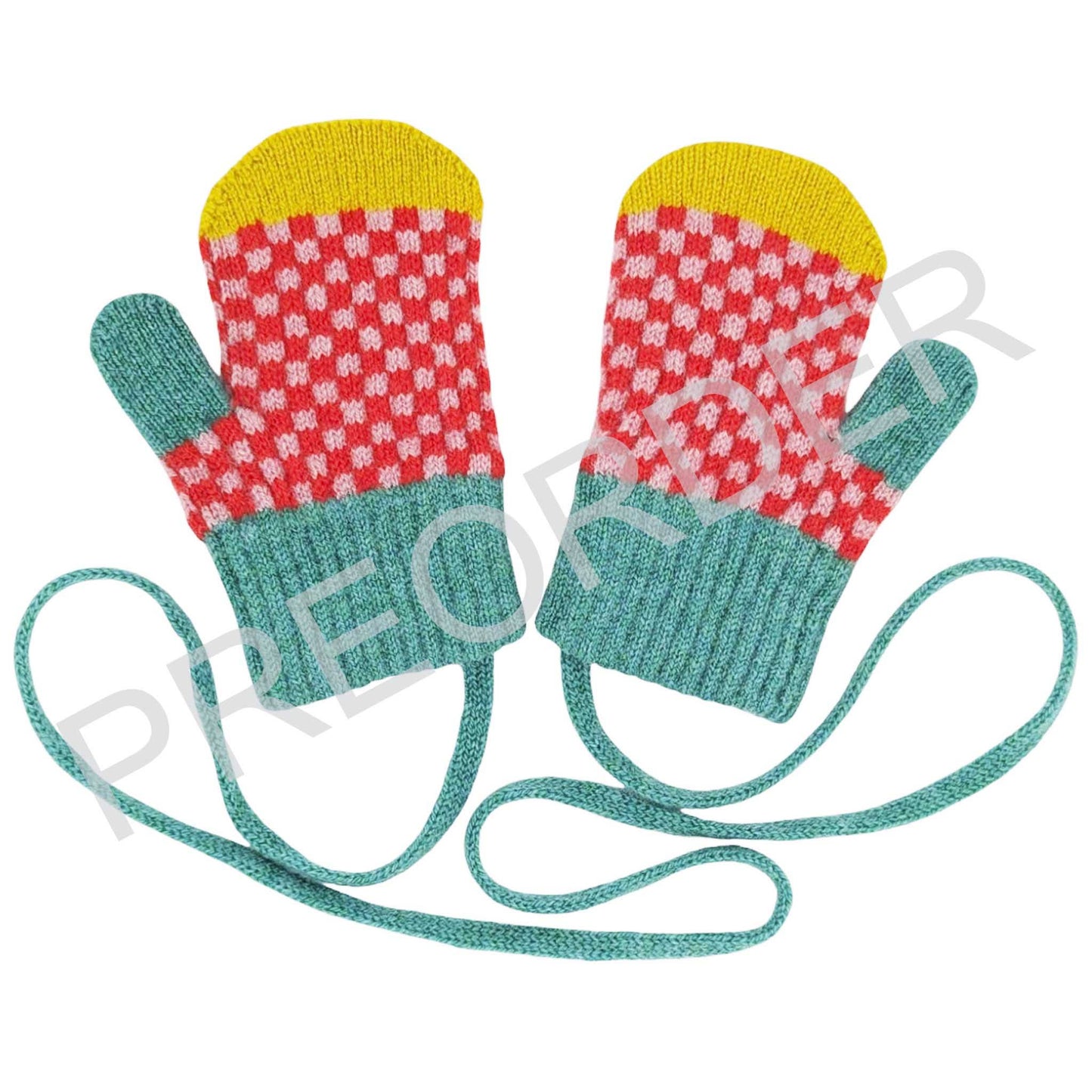 Kids' Patterned Lambswool Mittens & Gloves