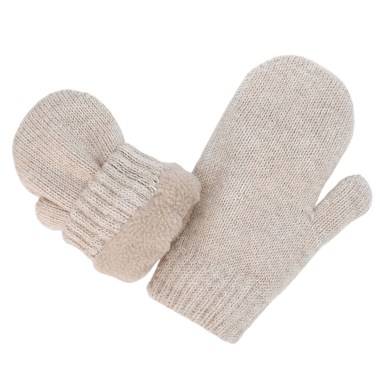 Wheat Field | Kids Cozy Knit Mittens