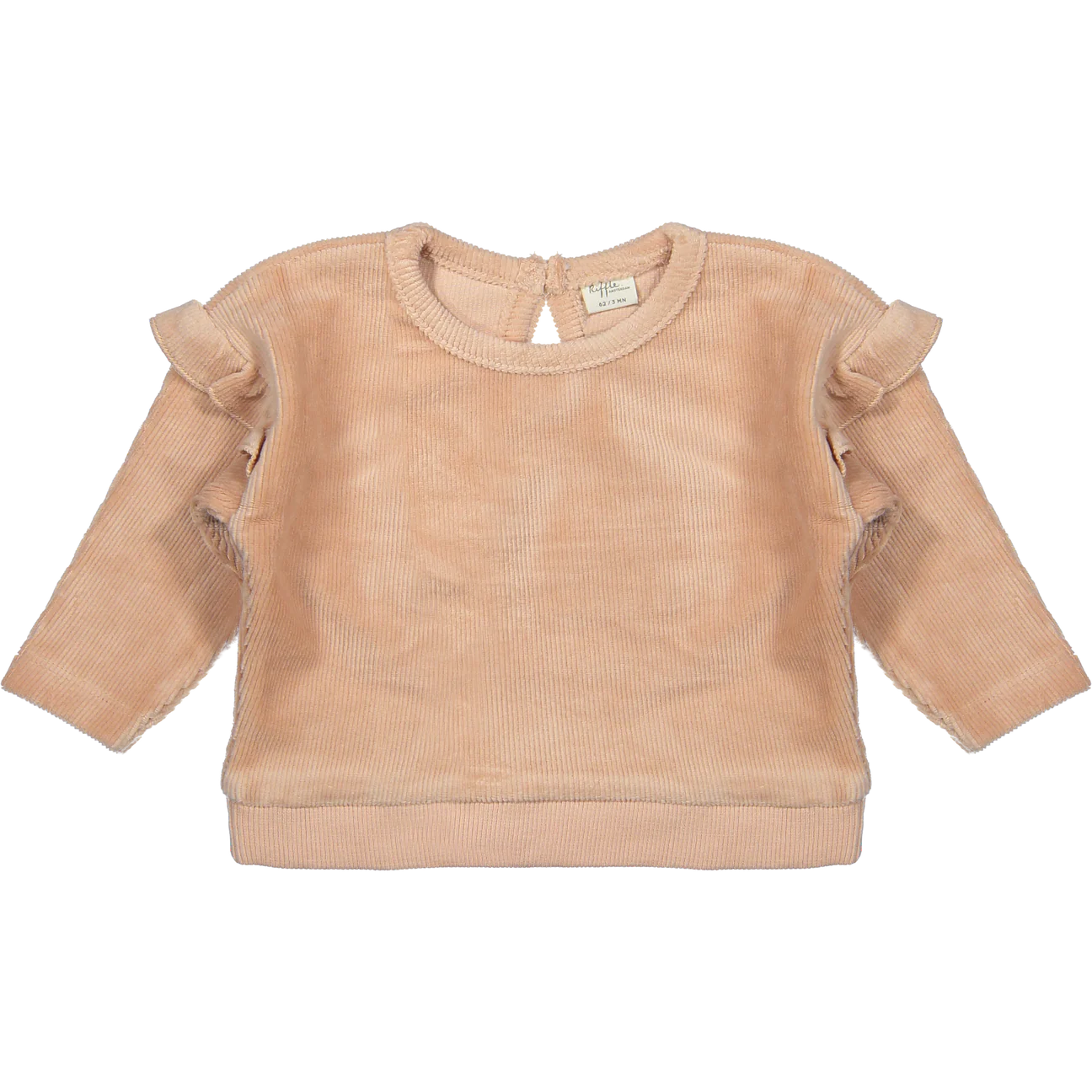 Sweater Mette corduroy rib pink