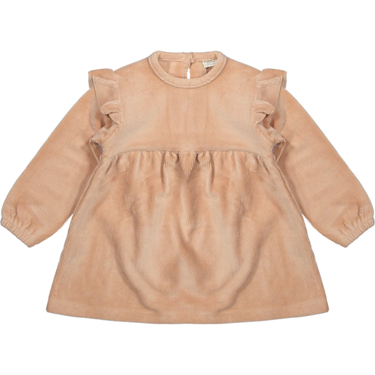 Dress Anemone corduroy rib-  Pink