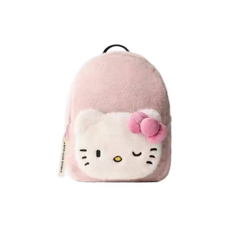 Cute Cat Plush Backpack for Kids