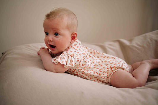 Lisa Romper | Pointelle blossom