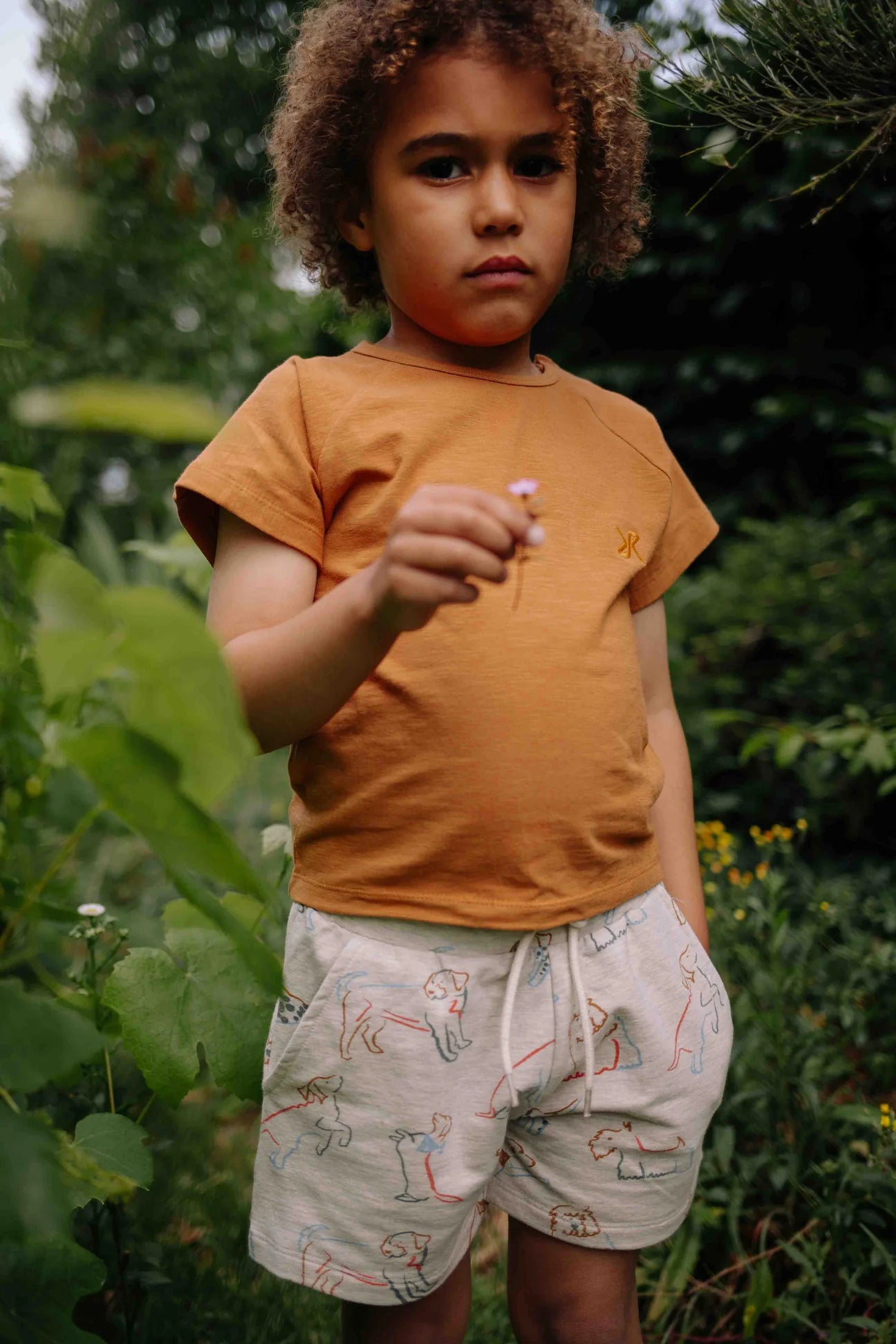 Zuri french knit melange shorts | Dogs