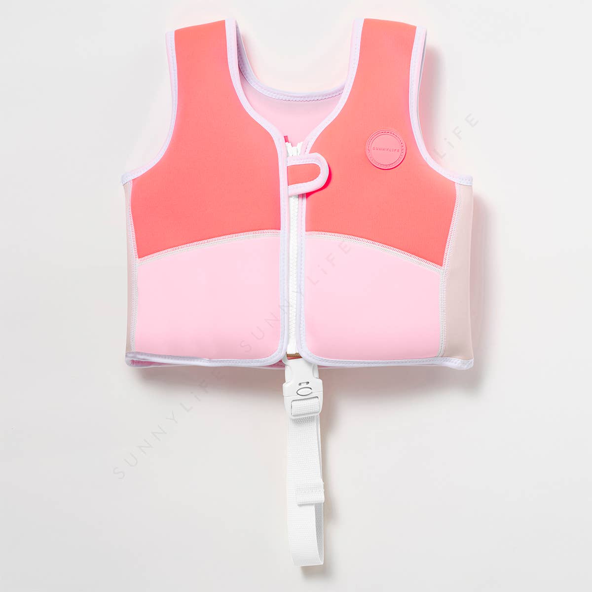 Melody the Mermaid Swim Vest 2-3 Neon Strawberry