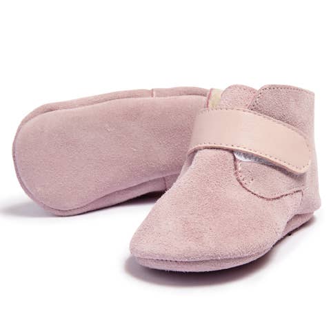 PINK POWDER - SHOOSHOOS BABY SHOES LEATHER WINTER BOOTIE