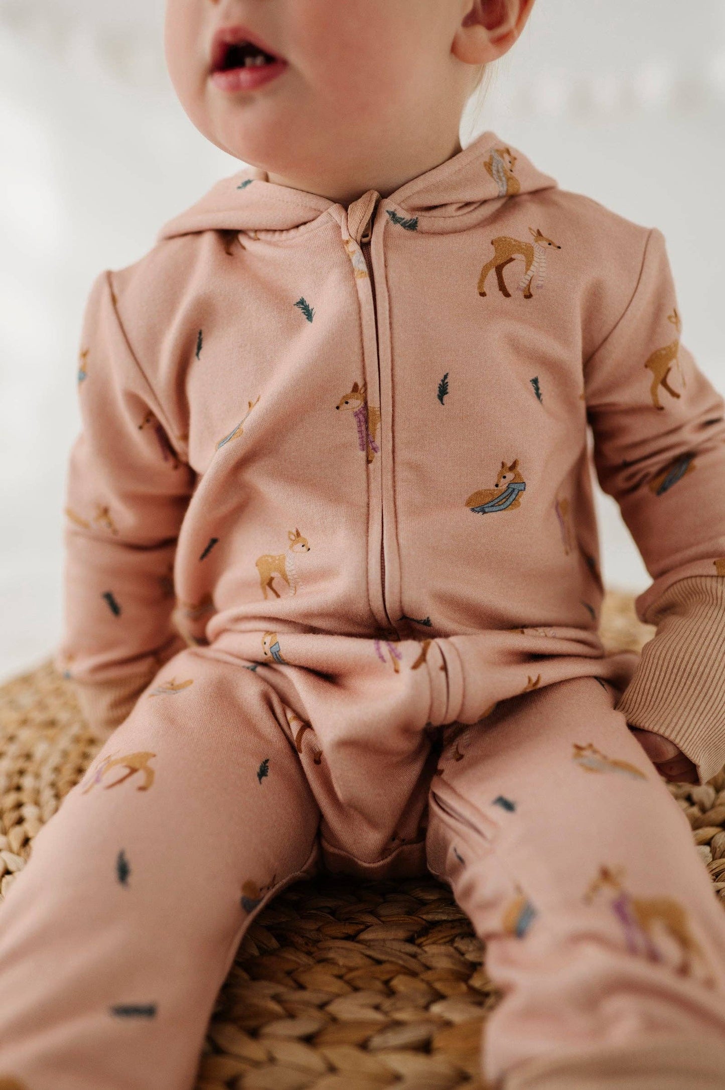 Terry Zip Romper Bamboo/Cotton Baby/Kids Clothing Fall 2025