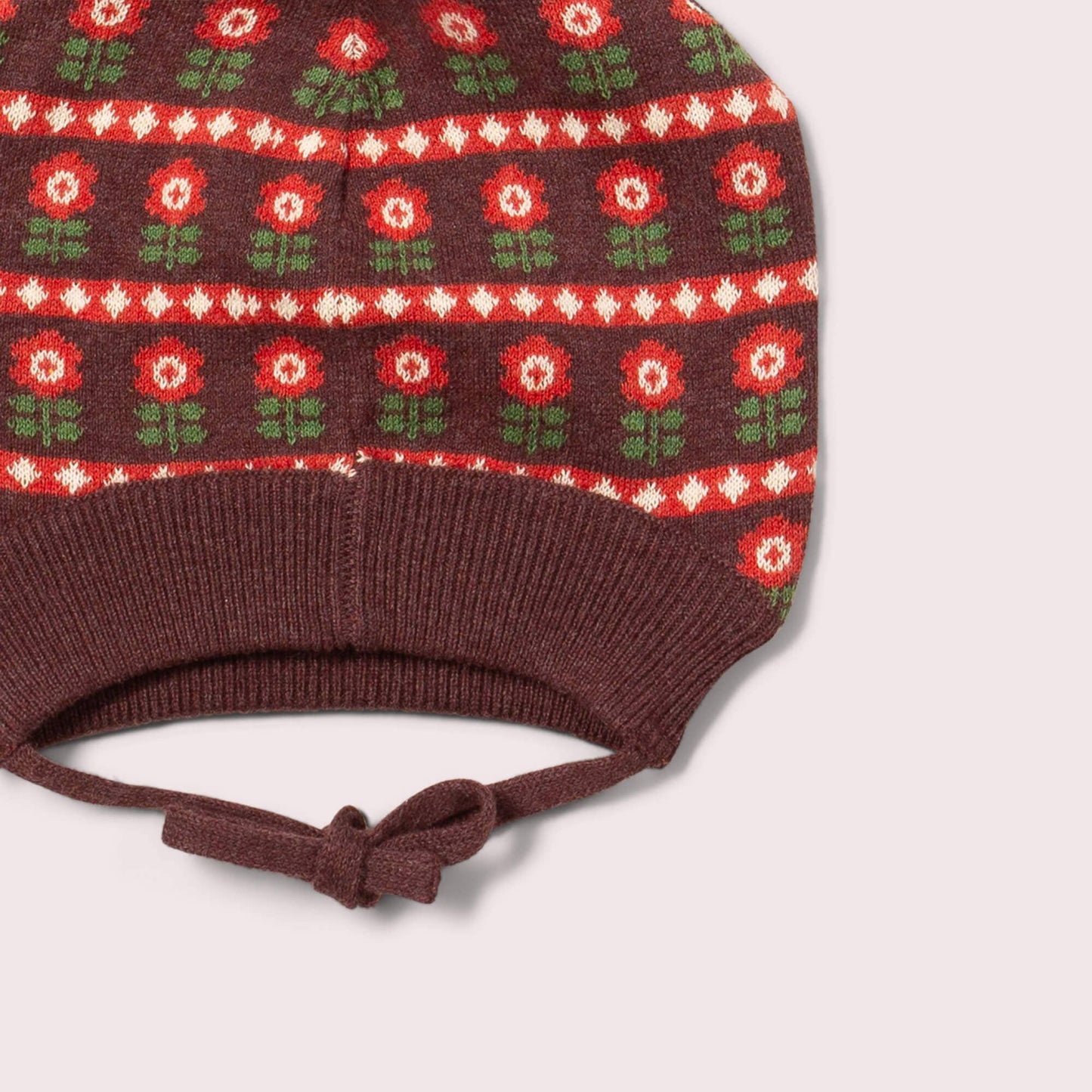 Collecting Flowers Knitted Hat