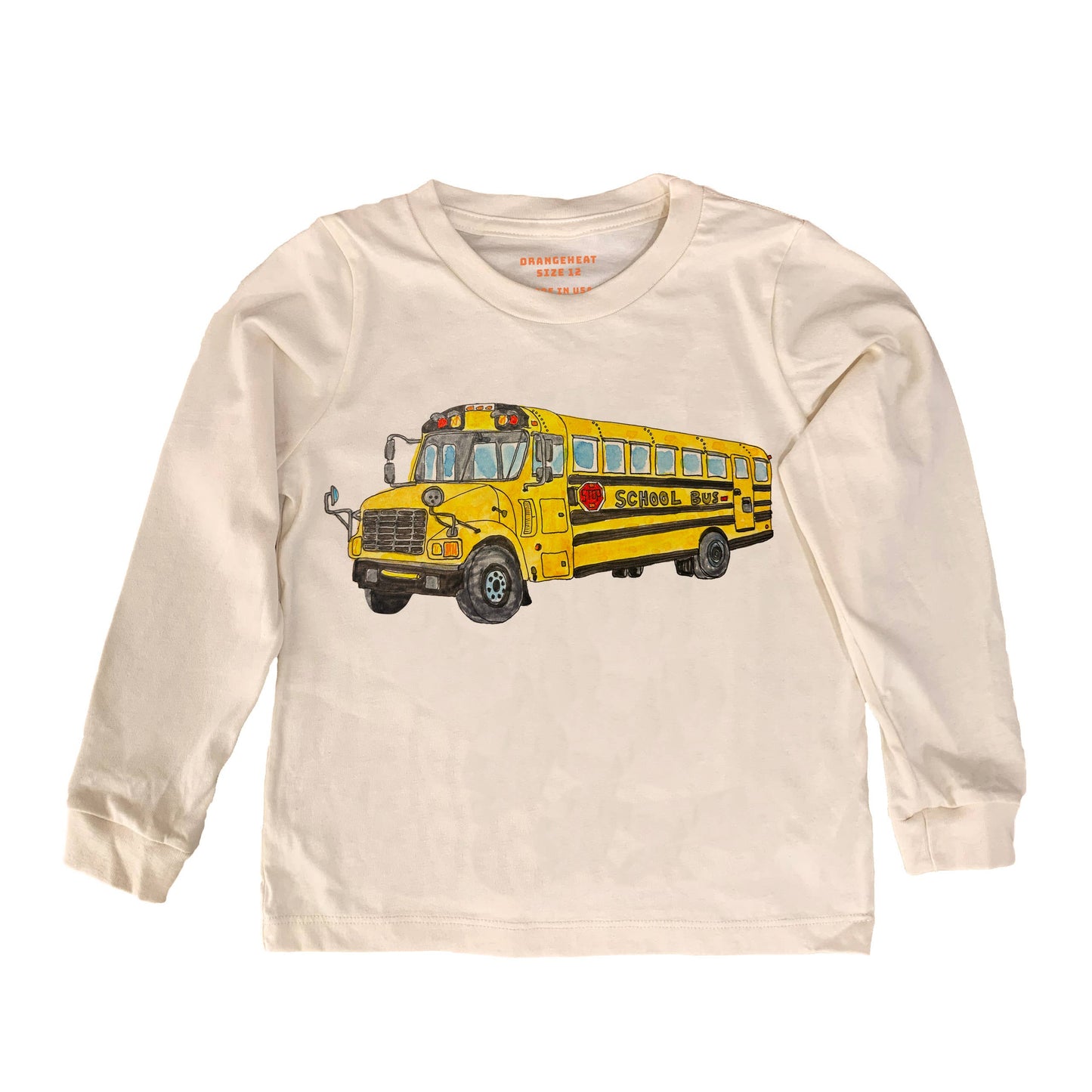 School Bus - Kids Organic Tee/Long Sleeve
