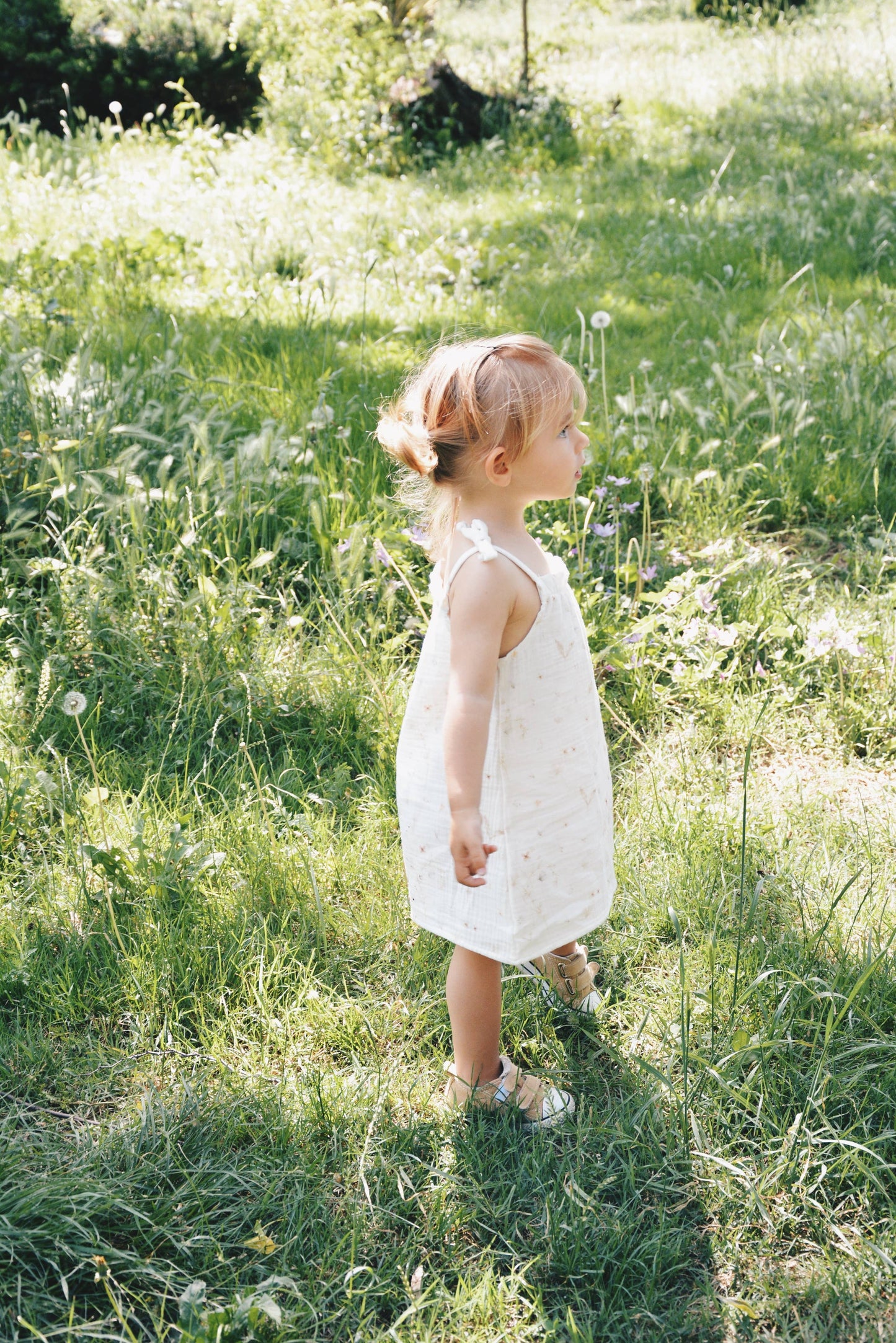 Baby / Kids Summer Flower Muslin Dress 100% Cotton OEKO-TEX