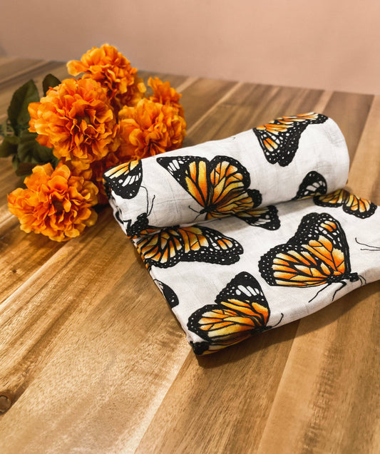 A Winged Journey Muslin Swaddle