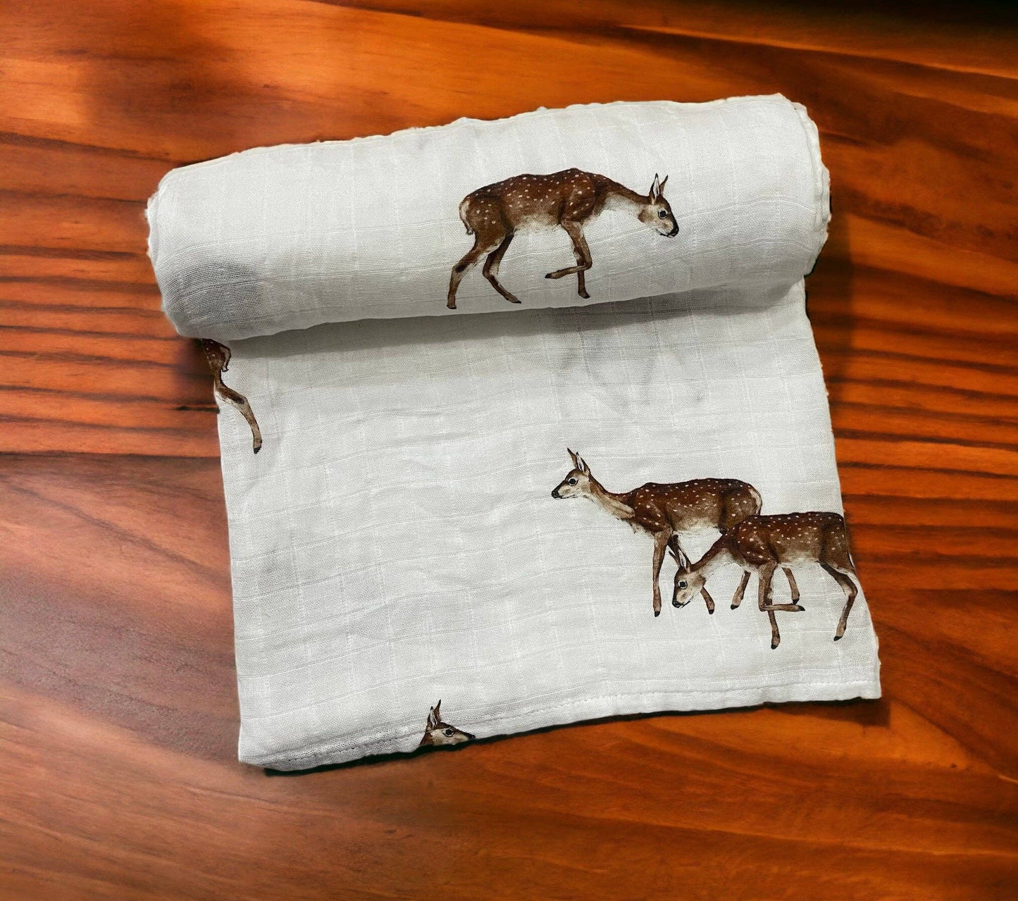 Oh Deer Muslin Swaddle