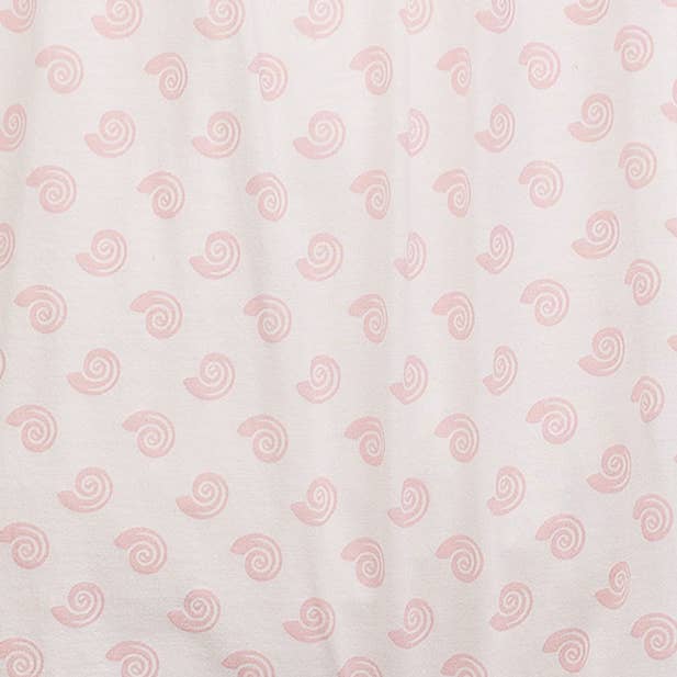 Ruched Bubble - Shellebration on White - Pima Cotton Onesie