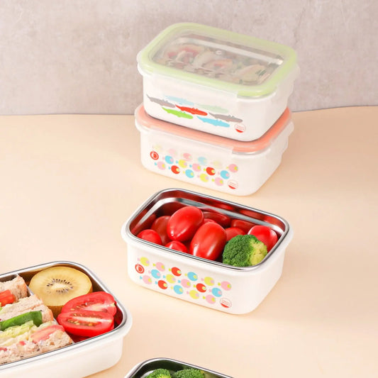 16 oz Stainless Steel Lunch Bento w/ Leakproof Lid