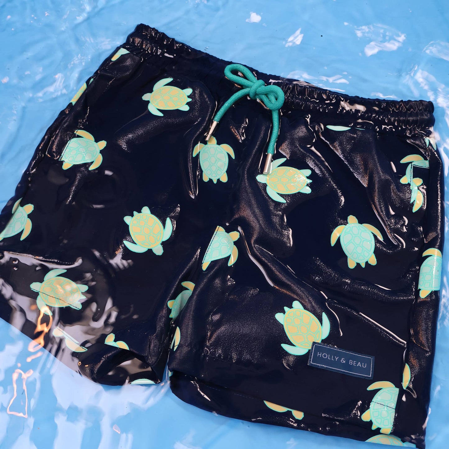 Turtle Color Changing Boys Swim Trunks