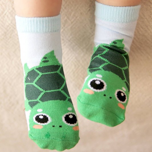 Turtle Zoo Baby Animal Socks-C