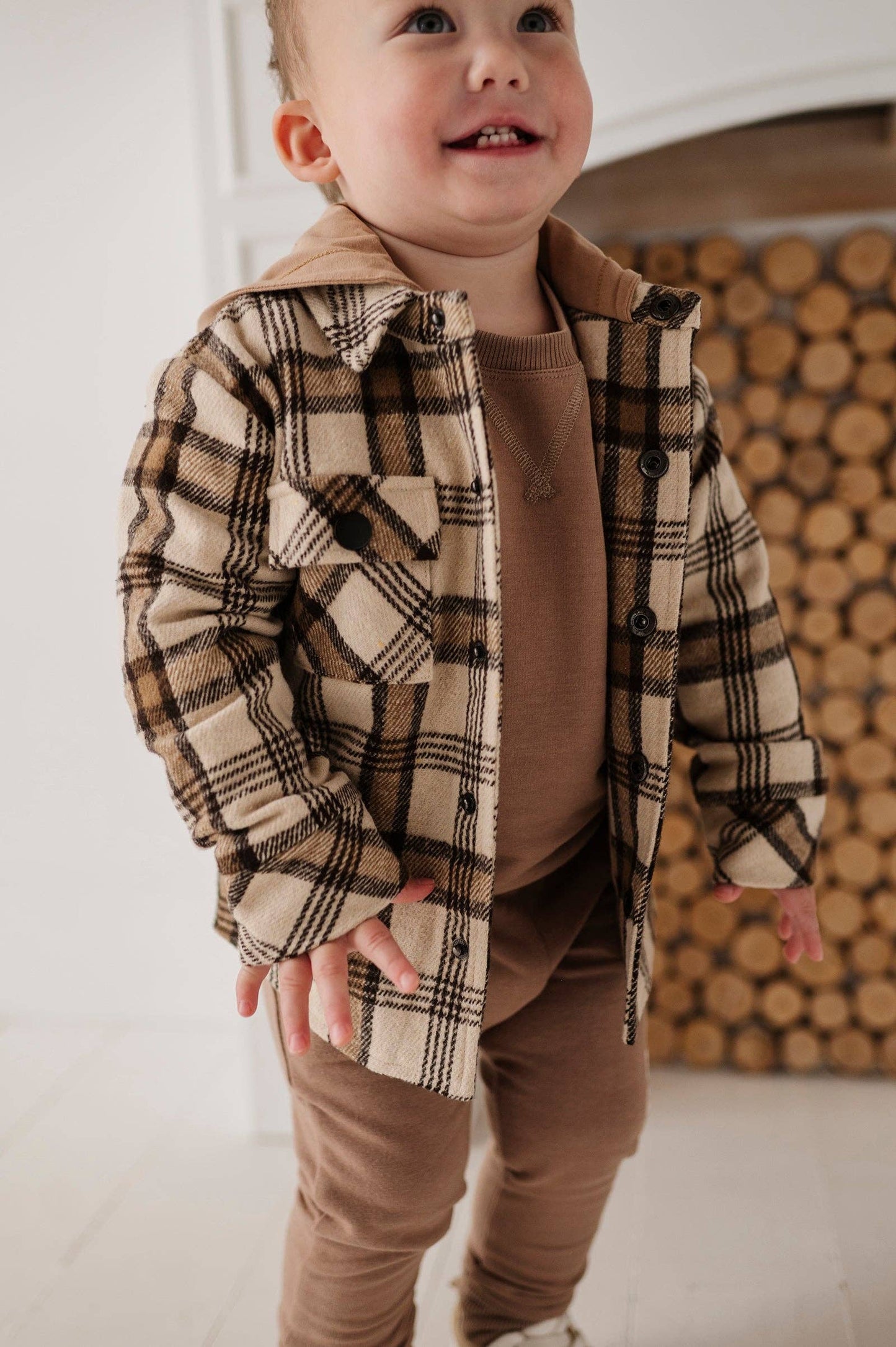 Hooded Shacket Baby/Kids Clothing Fall 2025