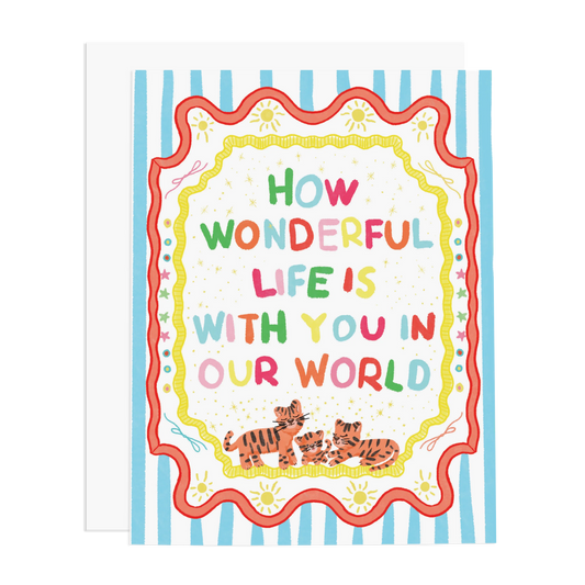 How wonderful life is